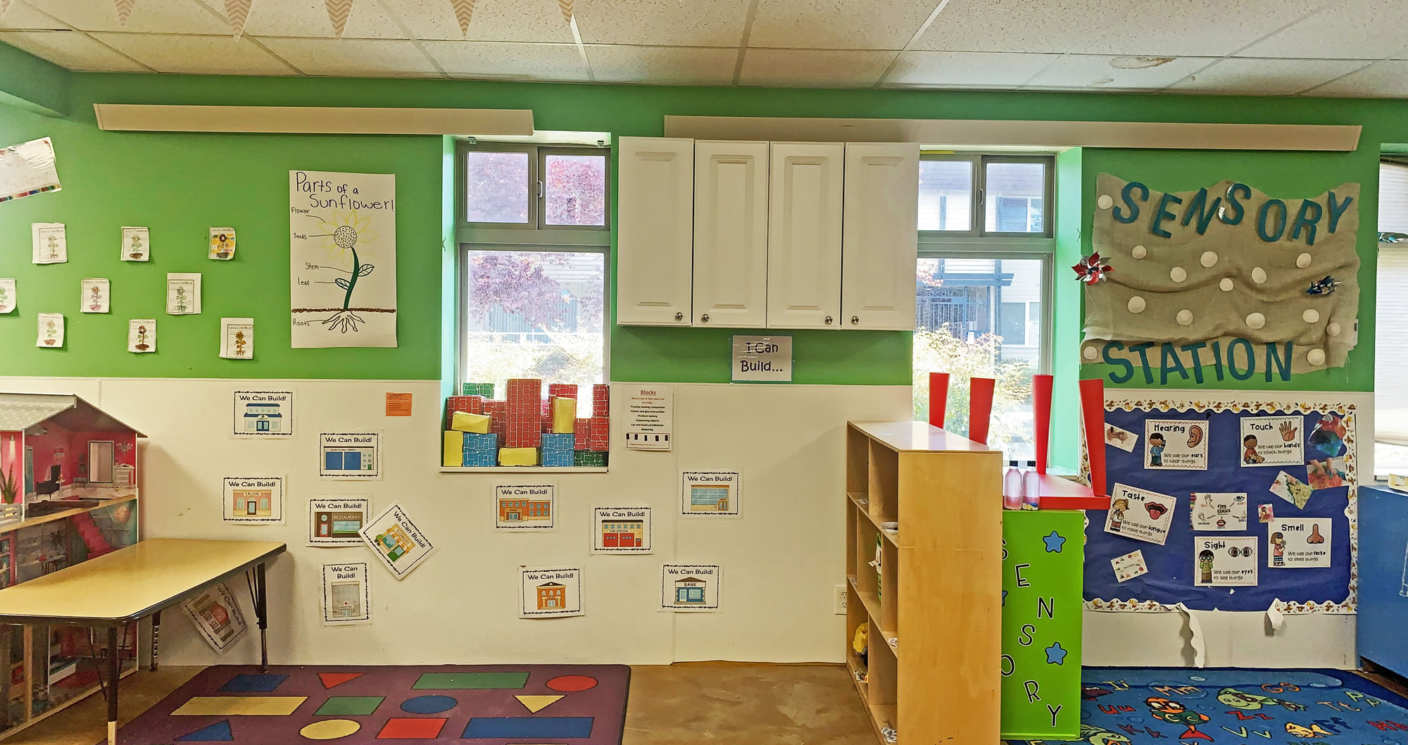 Cove Heaters Mounted Safely in Preschool
